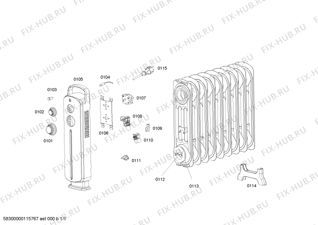 Схема №1 RA2109 с изображением Терморегулятор для электрообогревателя Bosch 00603728