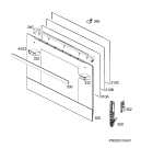 Схема №3 BPB352021W с изображением Обшивка для электропечи Aeg 140073194023