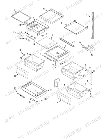 Схема №2 GC2227CDFB (F092688) с изображением Блок управления для стиральной машины Indesit C00319905