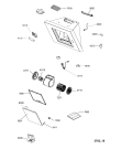 Схема №1 DWER 3780 IN с изображением Фиксатор для вытяжки Whirlpool 482000092900
