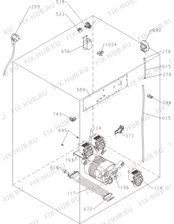 Схема №1 WP60S2/IR (731097, PS15/11101) с изображением Петля (крючок) для стиралки Gorenje 225210