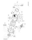 Схема №1 LF 1000 AATX с изображением Клавиша для стиралки Whirlpool 481241258897