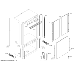 Схема №3 RW414260 с изображением Крышка для холодильника Bosch 00604187
