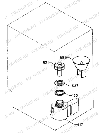 Взрыв-схема посудомоечной машины Zanussi ZW414 - Схема узла Water softener 066