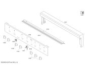Схема №4 PRG366US с изображением Рамка для электропечи Bosch 00240859