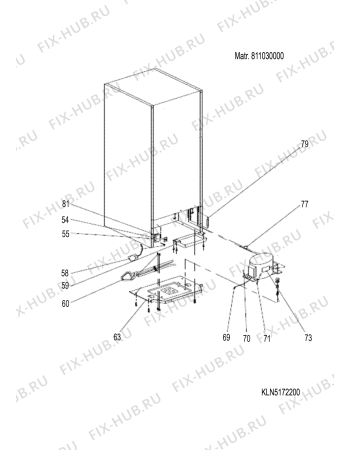 Схема №1 TAN400FFE (F057576) с изображением Спецнабор для холодильной камеры Indesit C00270464