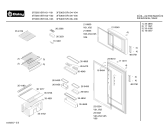 Схема №1 3FS3651SR1 с изображением Дверь для холодильника Bosch 00218340