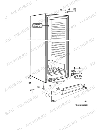 Взрыв-схема холодильника Rosenlew RJKL751 - Схема узла C10 Cabinet