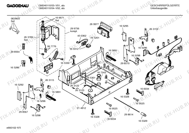 Схема №1 GM240110 с изображением Декоративная рамка для посудомойки Bosch 00216913