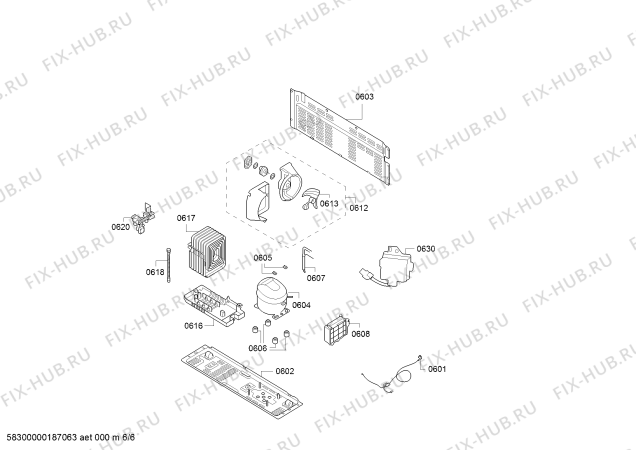 Схема №2 KAD90VB204 Side by side с изображением Входной вентиль для холодильника Bosch 12004902