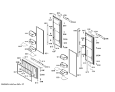 Схема №3 B36IT71NNP с изображением Ремкомплект для холодильной камеры Bosch 00685207
