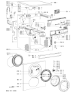 Схема №1 AWO/D 6880 с изображением Обшивка для стиралки Whirlpool 480111100567