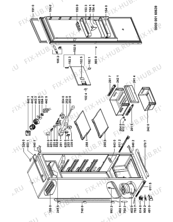 Схема №1 KS2178BUU/A01 с изображением Всякое для холодильной камеры Whirlpool 481231028367