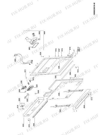 Схема №1 G2P DWS/1 SS с изображением Обшивка для посудомойки Whirlpool 481245372536