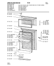 Схема №1 SANRUBIN с изображением Дверца для холодильной камеры Aeg 8996711631367