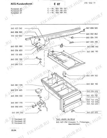 Взрыв-схема посудомоечной машины Rondo (N Rn) RONDOMAT 82 - Схема узла Section7