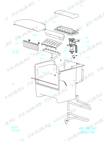Схема №2 ADN 121 с изображением Всякое для холодильной камеры Whirlpool 482000095638