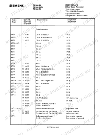 Взрыв-схема телевизора Siemens FM630R4 - Схема узла 02