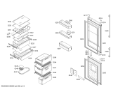 Схема №2 K5886X4 с изображением Дверь морозильной камеры для холодильной камеры Bosch 00710745