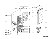 Схема №1 AFG 7020/1 с изображением Дверь для холодильной камеры Whirlpool 481241610125