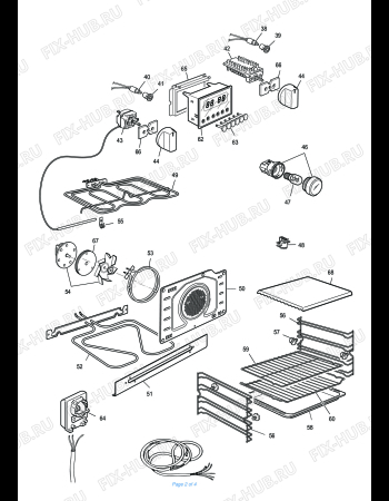 Схема №1 PMAN 8 с изображением Элемент корпуса для духового шкафа DELONGHI 35F6007APR