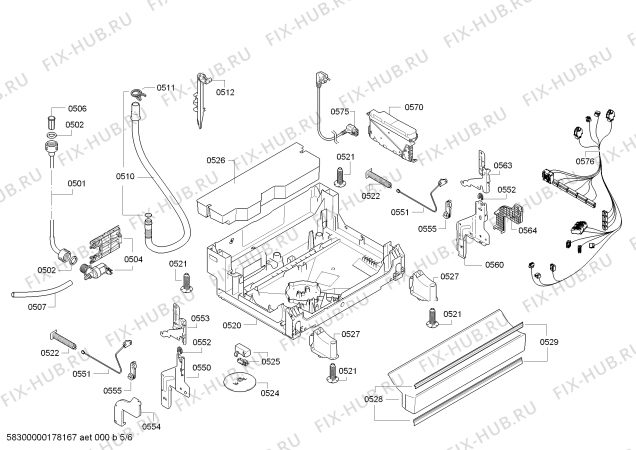 Схема №3 SMS68L08TR SilencePlus с изображением Панель управления для посудомоечной машины Bosch 00749158