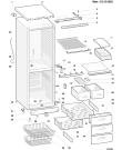 Схема №1 CG2375WDI (F014724) с изображением Дверца для холодильной камеры Indesit C00051720