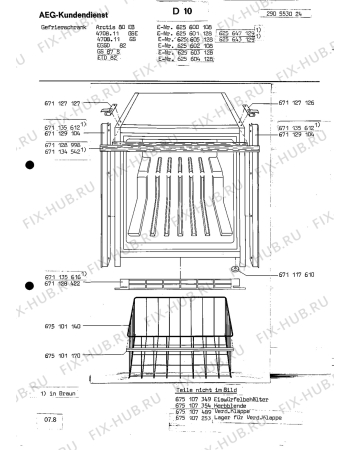 Взрыв-схема холодильника Unknown 4708 11 GS - Схема узла Section1