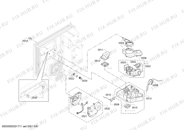 Схема №2 CM470111C с изображением Комбинация режимов для электрокофемашины Bosch 12018212