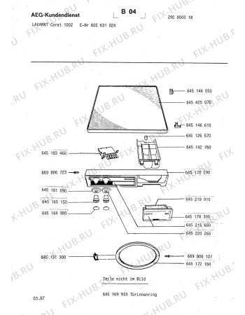 Взрыв-схема стиральной машины Aeg LAV970 WS - Схема узла Section2