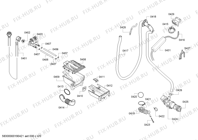 Схема №3 WAT20165IN с изображением Инвертор для стиралки Bosch 12010555