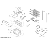 Схема №1 T24IF800SP с изображением Вставная полка для холодильной камеры Bosch 00687190
