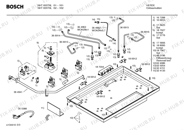 Схема №1 NHT835T с изображением Инструкция по эксплуатации для духового шкафа Bosch 00581287