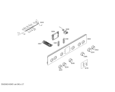 Схема №2 HGV74W323F с изображением Ручка переключателя для духового шкафа Bosch 00632921