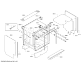 Схема №3 SMU58T32SK с изображением Передняя панель для посудомойки Bosch 00704964