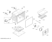 Схема №3 HBN8651UC Bosch с изображением Панель управления для электропечи Bosch 11005322