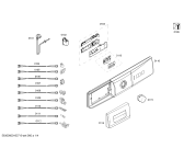 Схема №1 WFA800B5 с изображением Панель управления для стиральной машины Bosch 00702509