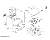 Схема №3 HGG24W225M с изображением Изоляция для духового шкафа Bosch 00684991