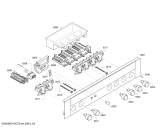 Схема №3 B95F42N0MK с изображением Внутренняя дверь для плиты (духовки) Bosch 00685312