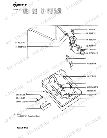 Схема №4 1321445101 2441/111ECSM с изображением Терморегулятор для электропечи Bosch 00081840