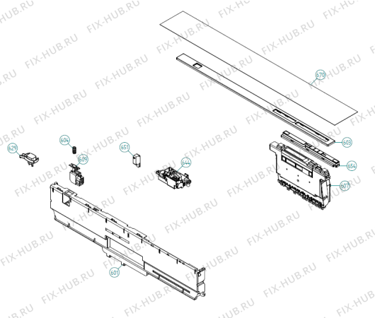 Взрыв-схема посудомоечной машины Gorenje VA9611NT XXL NL   -VA9611NTUU-A01 (900001384, DW70.3) - Схема узла 06