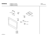 Схема №2 HF16045 с изображением Передняя панель для свч печи Siemens 00268233
