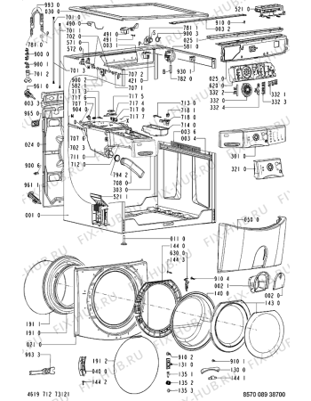 Схема №1 MAXY 100-I CN/AP с изображением Спецфильтр для стиральной машины Whirlpool 481244011586