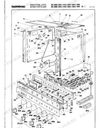 Схема №4 EE888164 с изображением Переключатель для плиты (духовки) Bosch 00097522