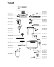 Схема №1 PF311E51/87 с изображением Холдер для хлебопечки Moulinex SS-986069