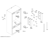 Схема №2 T36BT71FS с изображением Стеклопанель для холодильника Bosch 00682303