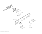 Схема №1 HP34W510J с изображением Кронштейн для электропечи Bosch 00650731