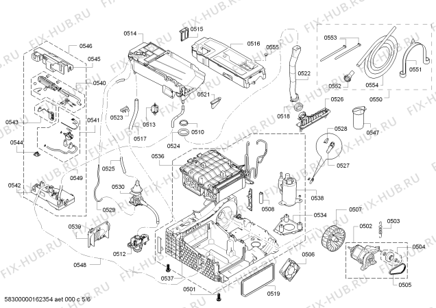 Схема №1 WT45W561TR iQ700 self Cleaning condenser с изображением Зажим шланга для сушильной машины Siemens 00625355