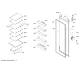 Схема №2 3FC1663P с изображением Панель для холодильной камеры Bosch 00798641