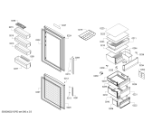 Схема №1 KG39E6I4Q Siemens с изображением Дверь морозильной камеры для холодильной камеры Bosch 00777984